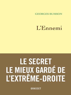 cover image of L'Ennemi